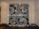 6mm Movable Reflective Coated Tempered Glass Panels For Slide Door , Polished Edge