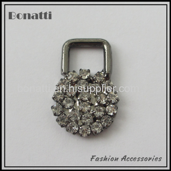 shoe buckle with crystal, rhinestone chains 