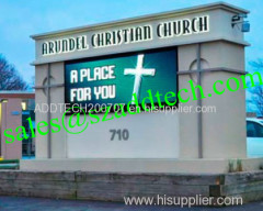 Church Front Serviced LED Sign