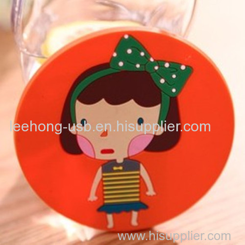 rubber tea cup coaster