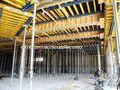 Steel - plywood frame scaffolding slab formwork system for building slab floor