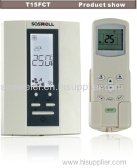 digital fan coil thermostat with IR remote controller
