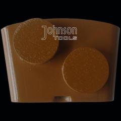 diamond grinders with 2 circular segment