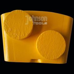 diamond grinders with 2 circular segment