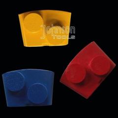 diamond grinders with 2 circular segment