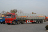 CIMC HUAJUN 4 axle oil tank truck trailer
