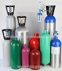 Aluminium alloy gas cylinder
