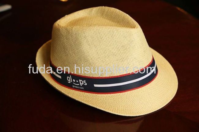  white straw fedora hat for sale