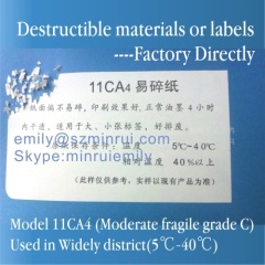 Directly Professional Factory Destructable Vinyl Material