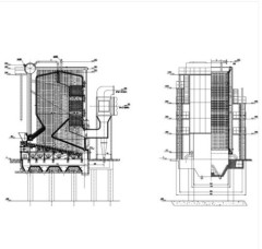 Industrial Reciprocating Grate Hot Water Biomass Boiler