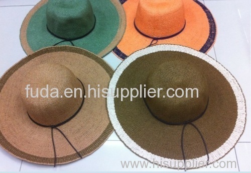 ladies wide brim hat