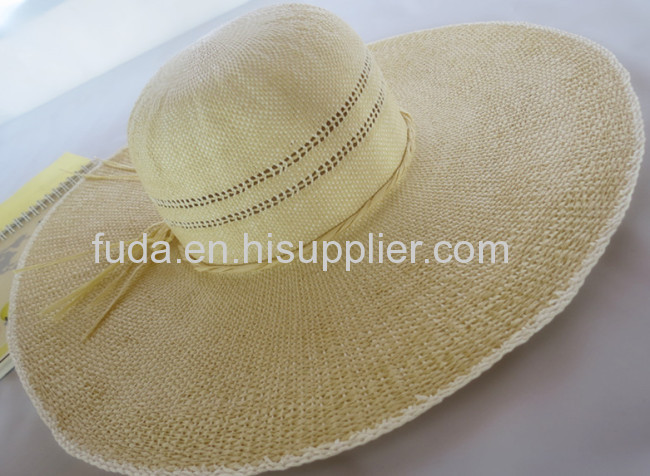 flat brim straw hats