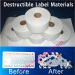Minrui Code Area Use 12A3 Ultra Destructive Vinyl Label Materials