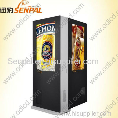 55" Attractive dual touch outdoor LCD advertising display