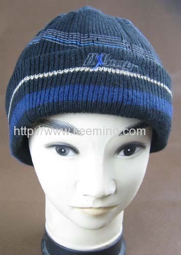 Fashion complex 3 layer beanie and sew the top by hand