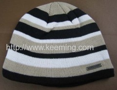 Winter hat with fleece lining