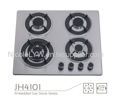 4 burner stainless steel/tempered glass , 4 burner gas stove/ gas cooktop/gas hob for home use