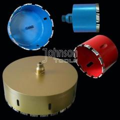 Diamond core bit for stone: big size