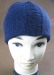 100% lambswool Navy knitted hat