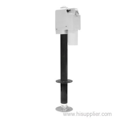 Electric RV tongue jack with level