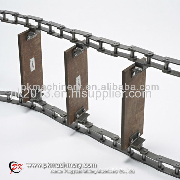 Knotted scrpaer powder chain conveyor machine