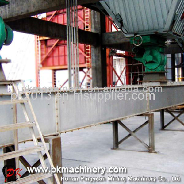 Knotted scrpaer powder chain conveyor machine