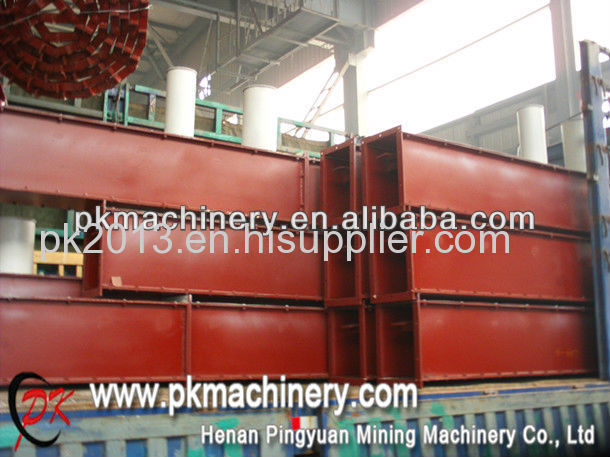 Knotted scrpaer powder chain conveyor machine