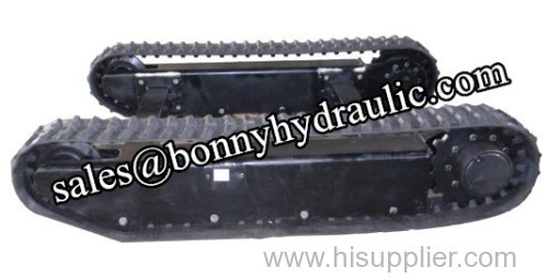 crawler mounted rubber track undercarriage