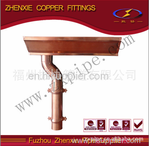 K-style Copper Gutter Model
