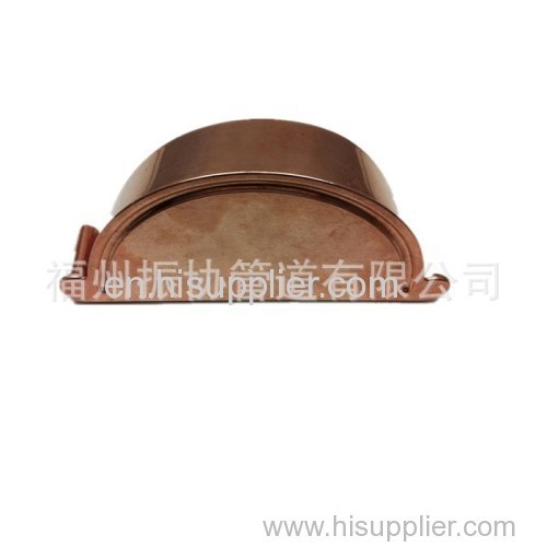 Wholesale Half -round gutter cover & end cap copper gutter