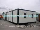 Movable Folding Container House , 2 Story Steel Frame Prefabricated Houses