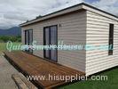 Low Cost Portable Houses , Prefabricated Caravan House With Multiply Plywood Floor