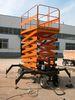 High rise manual hydraulic lift platform Safety with anti - slip Table , 3.0kw