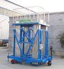 100kg Four mast Aluminum alloy hydraulic lift platform with manual , diesel control