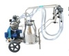 Portable milking machine for cow and farm