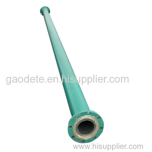 Dual anti-pipes, Polyurethane wear-resisting pipe