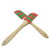 Silicone spatula with wooden handle
