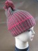 Lovely Red and green mixture yarn knitted hat