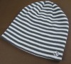More clear stripe double layer hat