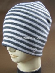 More clear stripe double layer hat