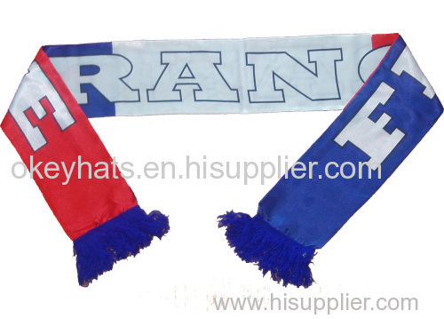 soccor scarves,printing scarves, football scarves