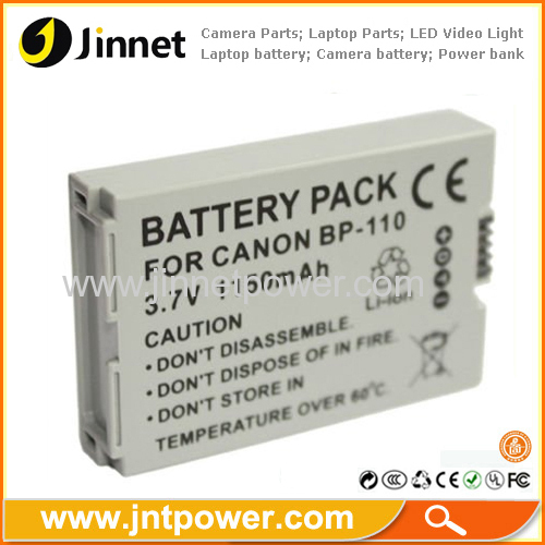 Decoded Battery for Canon VIXIA BP-110