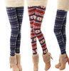 Striped Thick Womens Cotton Tights , Spring Seamless Fashion Tights For Women