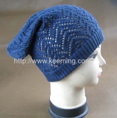 Hot saling fashion hollow beanie