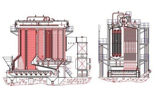 Vertical Water Tube Chain Grate Boilers