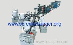 Slide plate hydraulic screen changer/melt filter DHB-250
