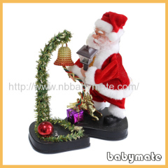 9" hold on palace lantern Santa Claus