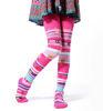 Pink Children's Cotton Tights , Polyester Cotton Spandex Leggings