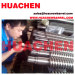 Conical extruder screw barrel