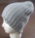 Beige a bit heavy knitted hat